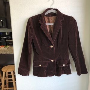 Vintage velvet blazer